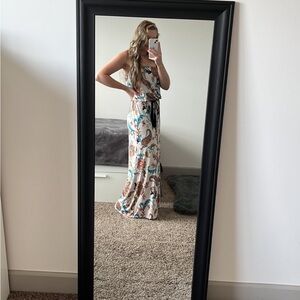 Ariella Multicolored Cream Jumpsuit